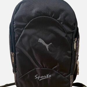 Sport Backpack | Black Large Multi-Compartment School, Gym, Office, Travel Bag